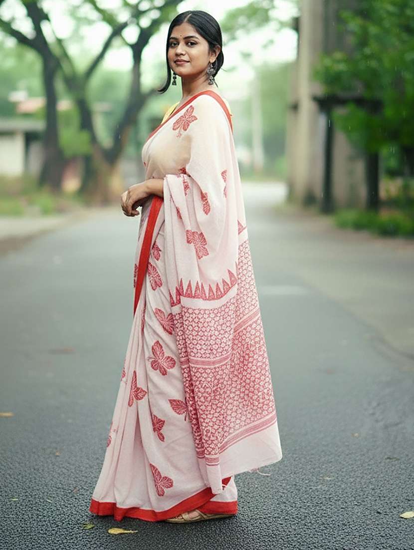 women printed casual wear saree - 22566741 -  Standard Image - 2