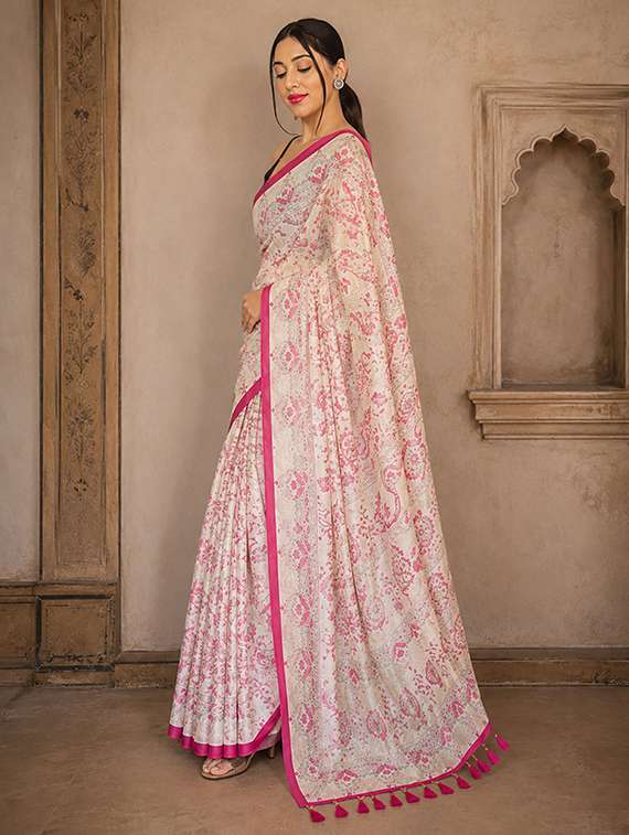 women printed casual wear saree - 22566747 -  Standard Image - 2