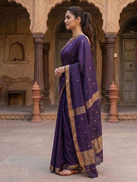 women self design bordered saree with blouse - 22566812 -  Standard Image - 2