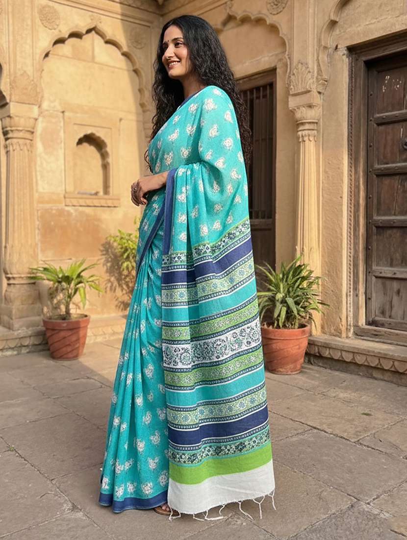 women printed casual wear saree - 22566907 -  Standard Image - 2