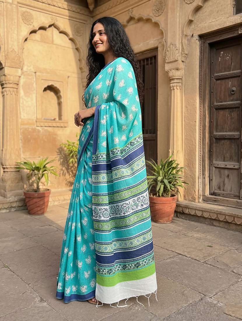 women printed casual wear saree - 22566908 -  Standard Image - 2