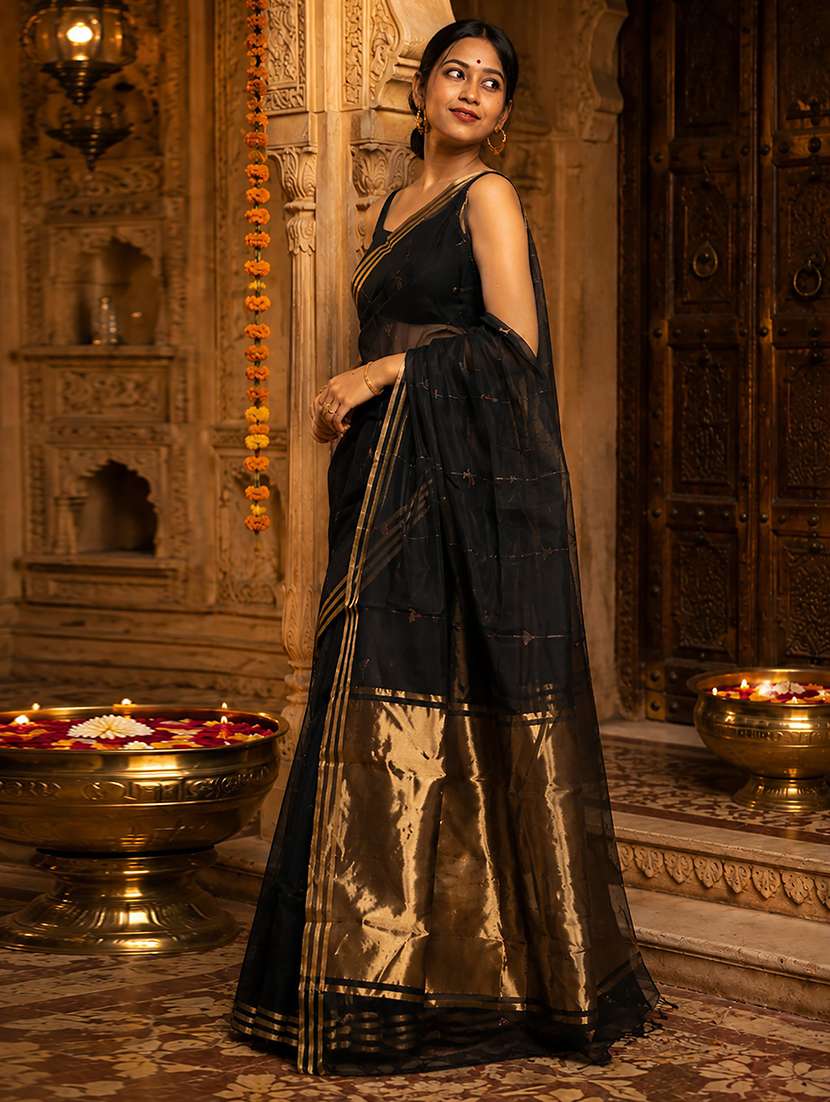 women self design kanjivaram saree with blouse - 22566942 -  Standard Image - 2