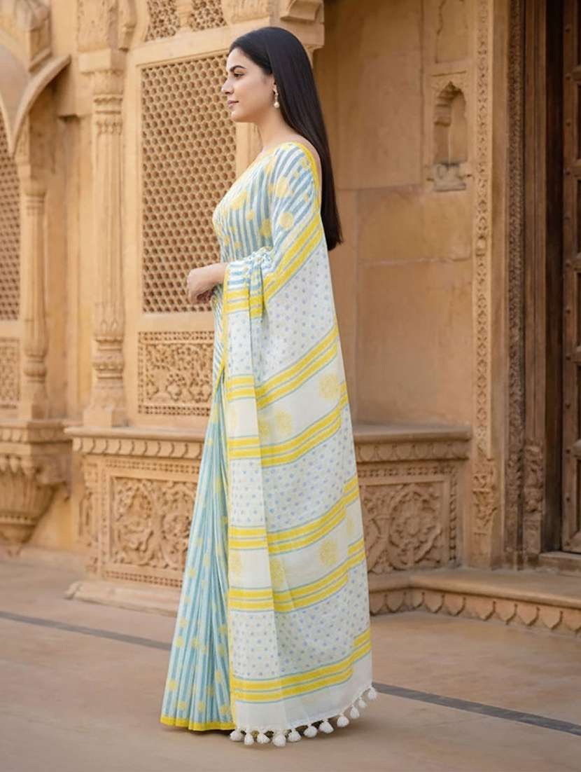women printed casual wear saree - 22567011 -  Standard Image - 2