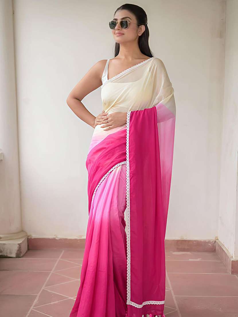 Women Printed Casual Wear Saree - 22567025 -  Standard Image - 2