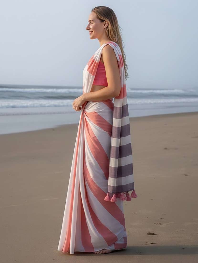 women printed casual wear saree - 22567121 -  Standard Image - 2
