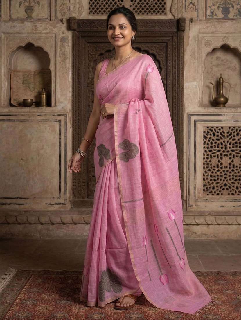 Women Printed Casual Wear Saree - 22567146 -  Standard Image - 2