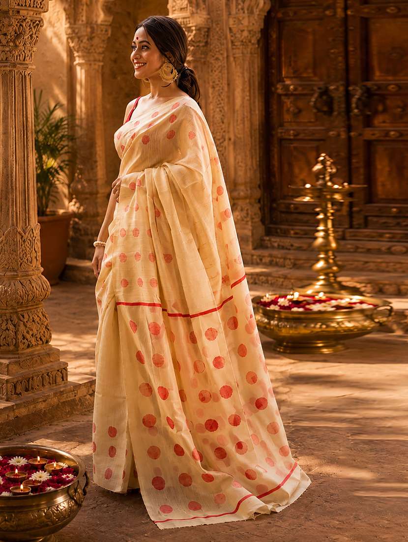 women printed casual wear saree with blouse - 22567177 -  Standard Image - 2