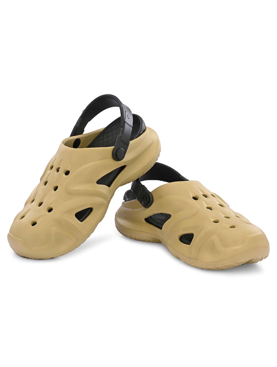 Women Textured Back Strap Clogs - 22567296 -  Standard Image - 2