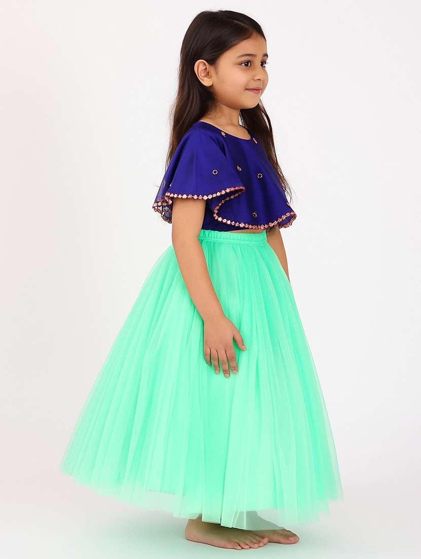 Girls Embellished Lehenga Choli Set - 22567471 -  Standard Image - 2