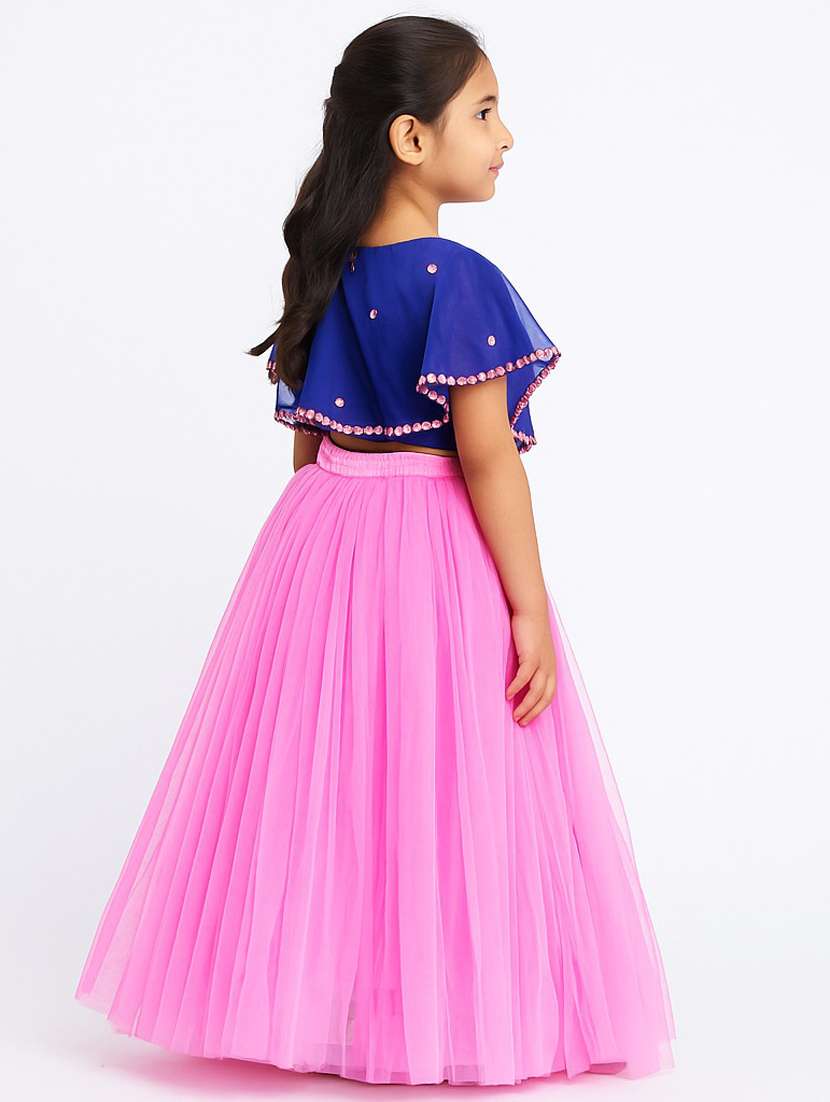 girls embellished lehenga choli set - 22567473 -  Standard Image - 2