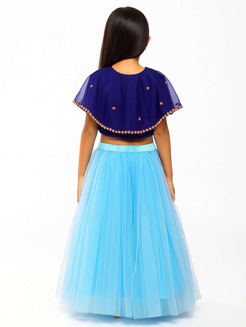 girls embellished lehenga choli set - 22567481 -  Standard Image - 2