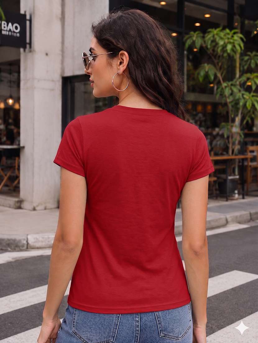 women printed short sleeves regular fit t-shirt - 22567516 -  Standard Image - 2