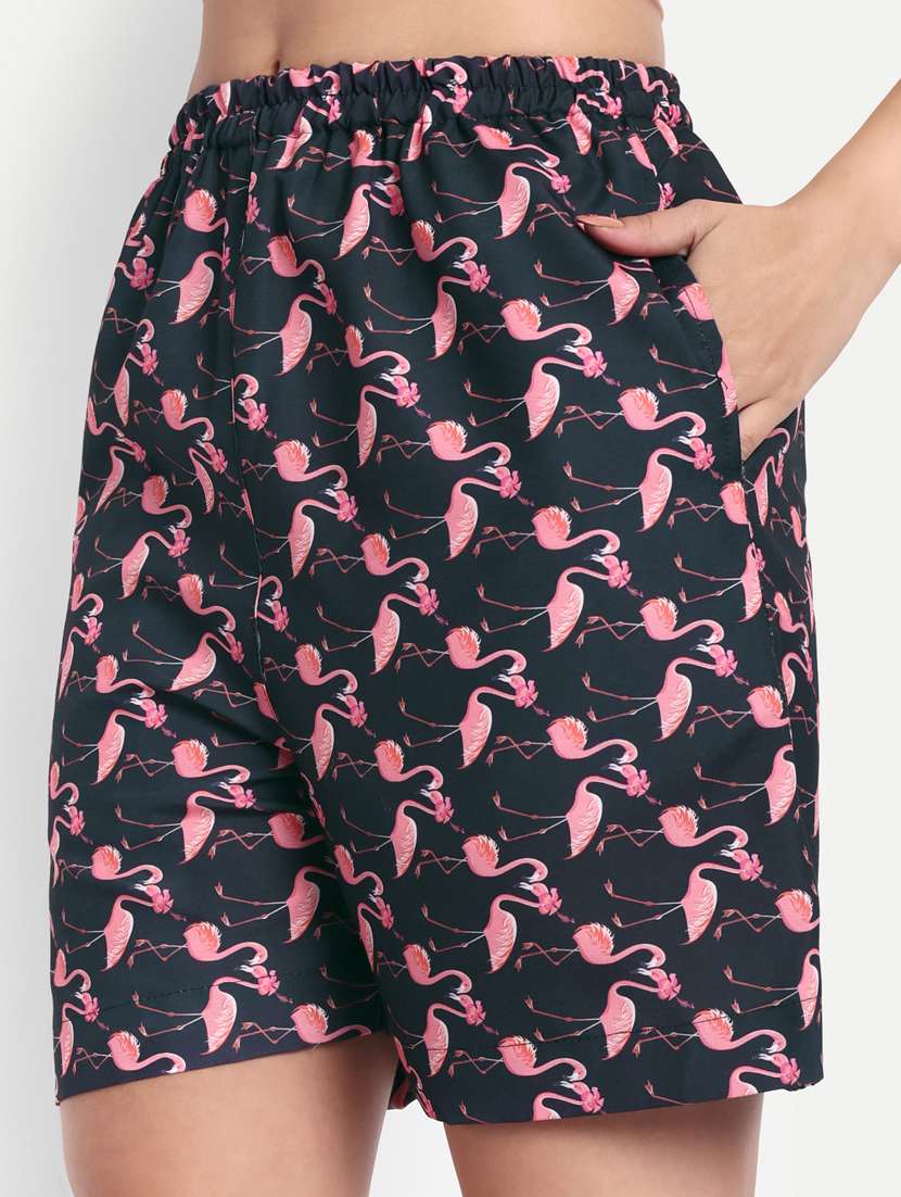 women printed short sleeves shirt and shorts set - 22567565 -  Standard Image - 7