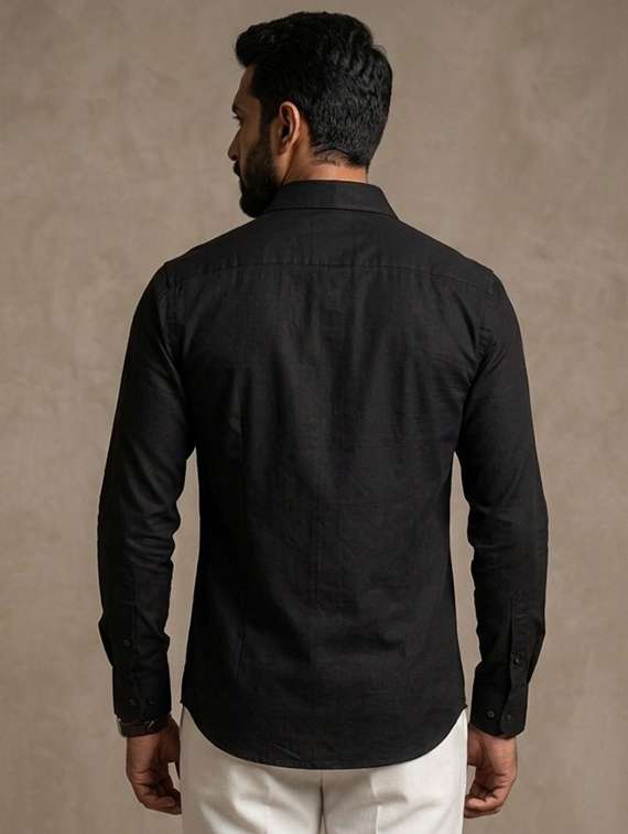men printed long sleeves casual shirt - 22567640 -  Standard Image - 2