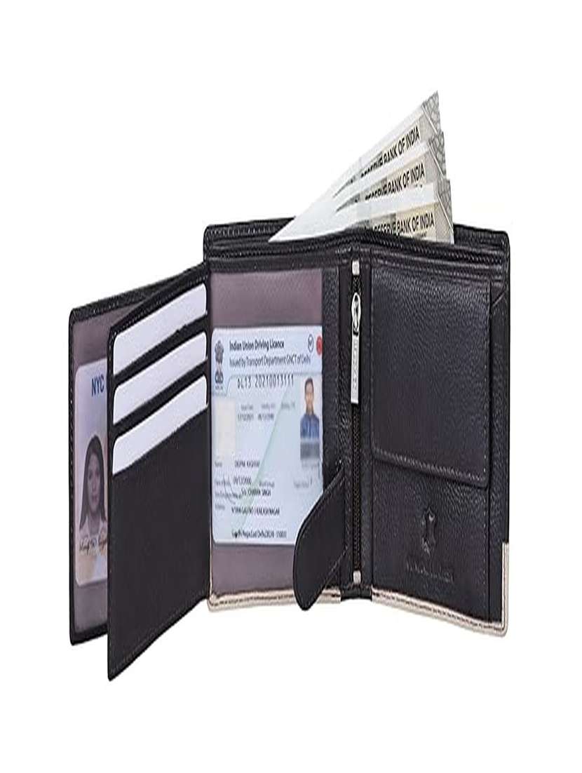 bi-fold leather wallet with coin pocket - 22567736 -  Standard Image - 2