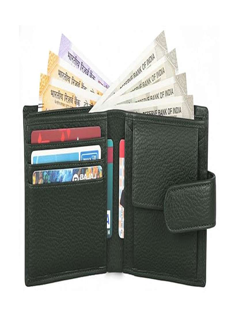 genuine leather bi-fold wallet with card slots - 22567765 -  Standard Image - 2