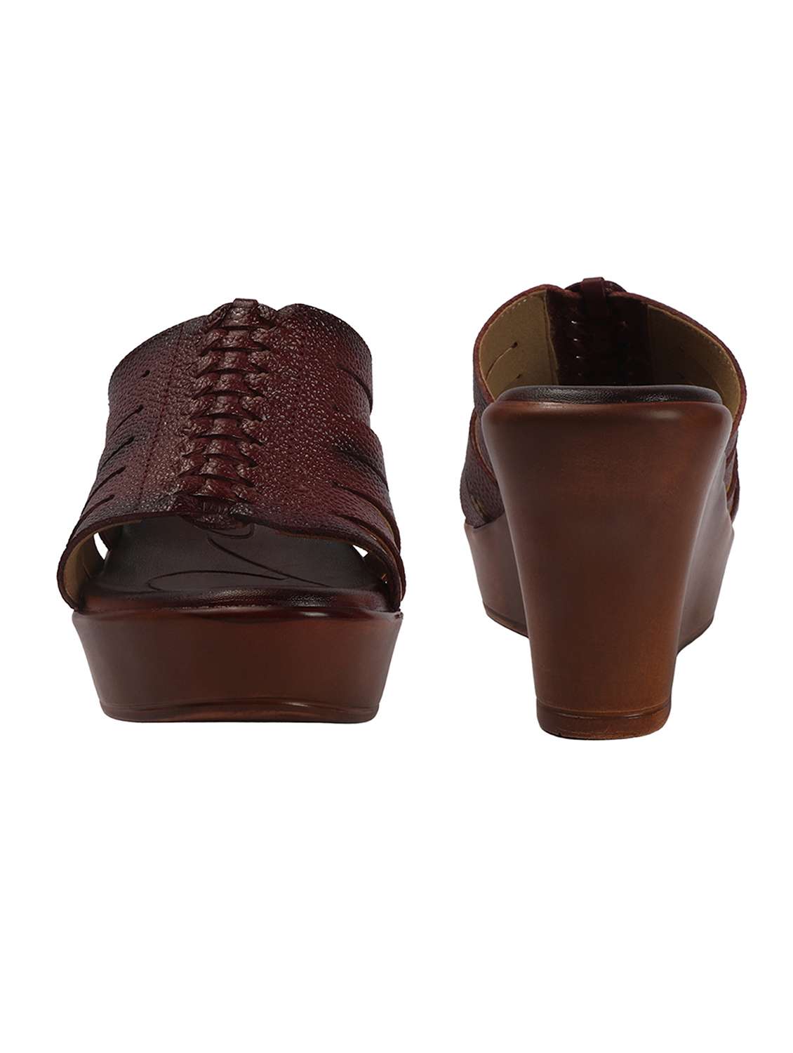 women textured slip on wedges - 22567784 -  Standard Image - 2