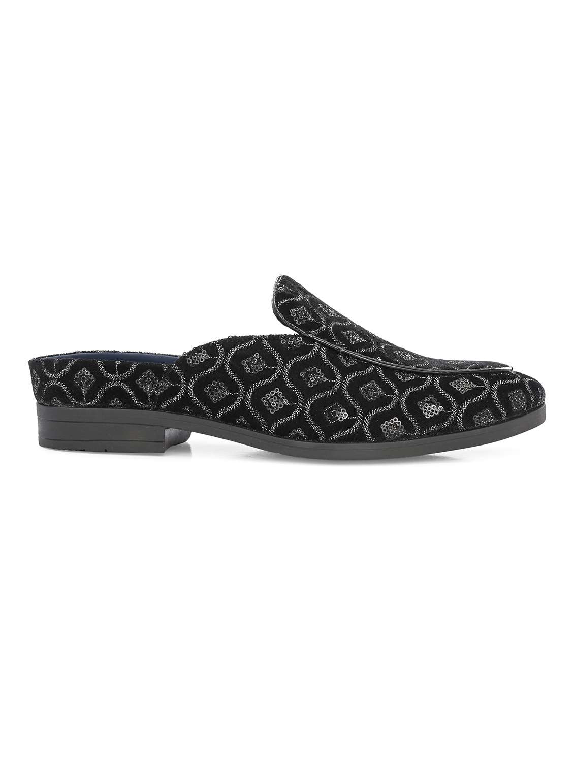 men black slip on mule - 22567815 -  Standard Image - 2