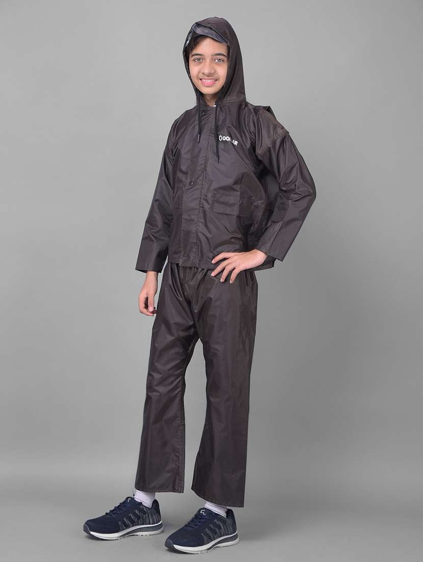 unisex solid long sleeves rain suit - 22567823 -  Standard Image - 2