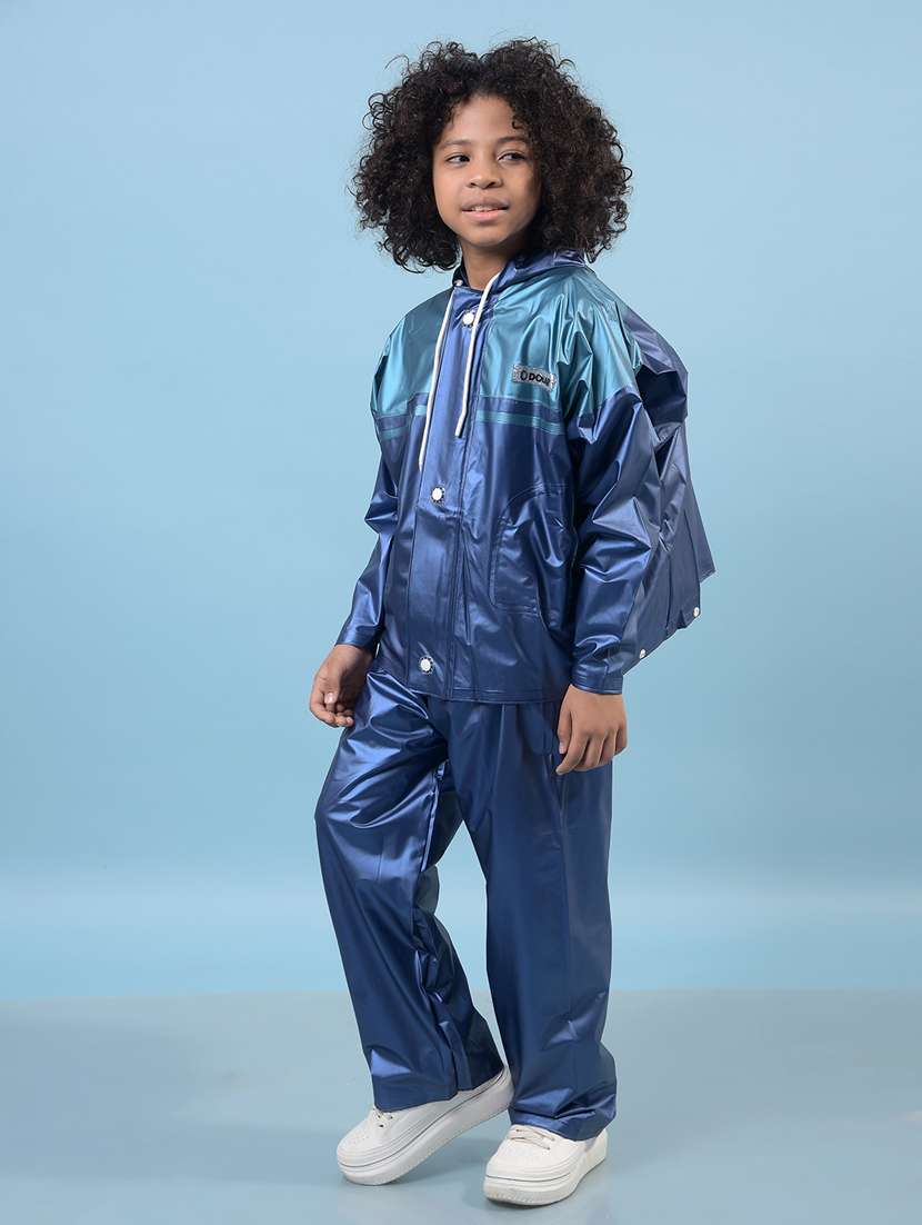 unisex solid long sleeves rain suit - 22567825 -  Standard Image - 2