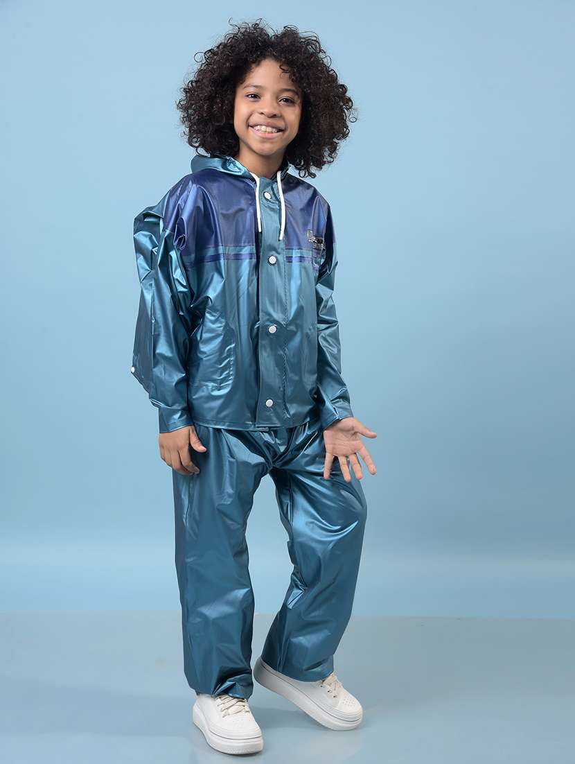 unisex solid long sleeves rain suit - 22567827 -  Standard Image - 2