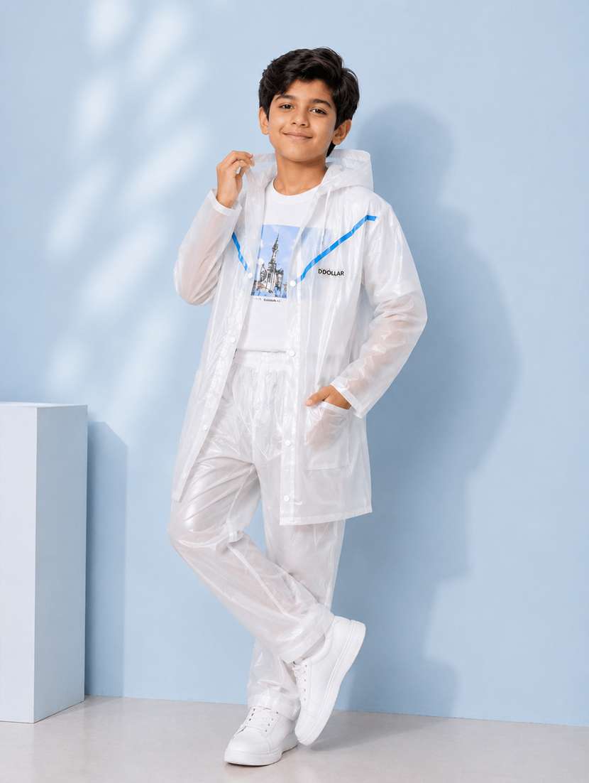 unisex solid long sleeves rain suit - 22567840 -  Standard Image - 2