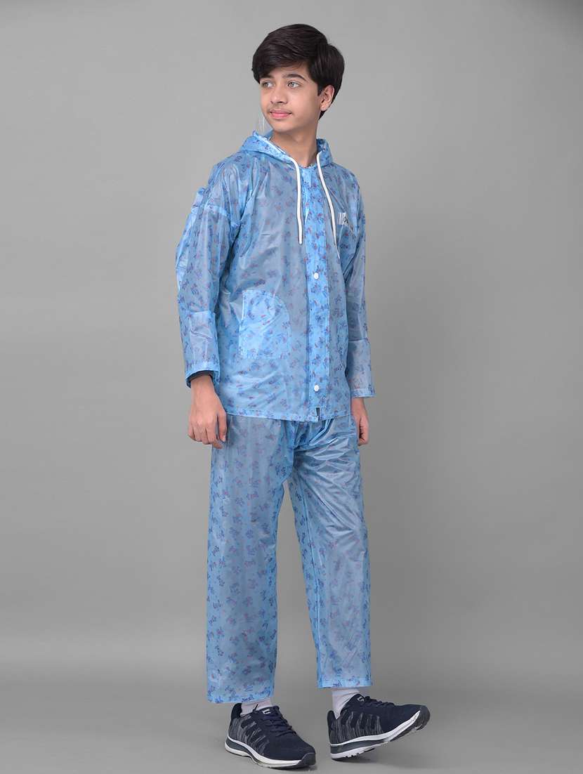 unisex pinted long sleeves rain suit - 22567841 -  Standard Image - 2