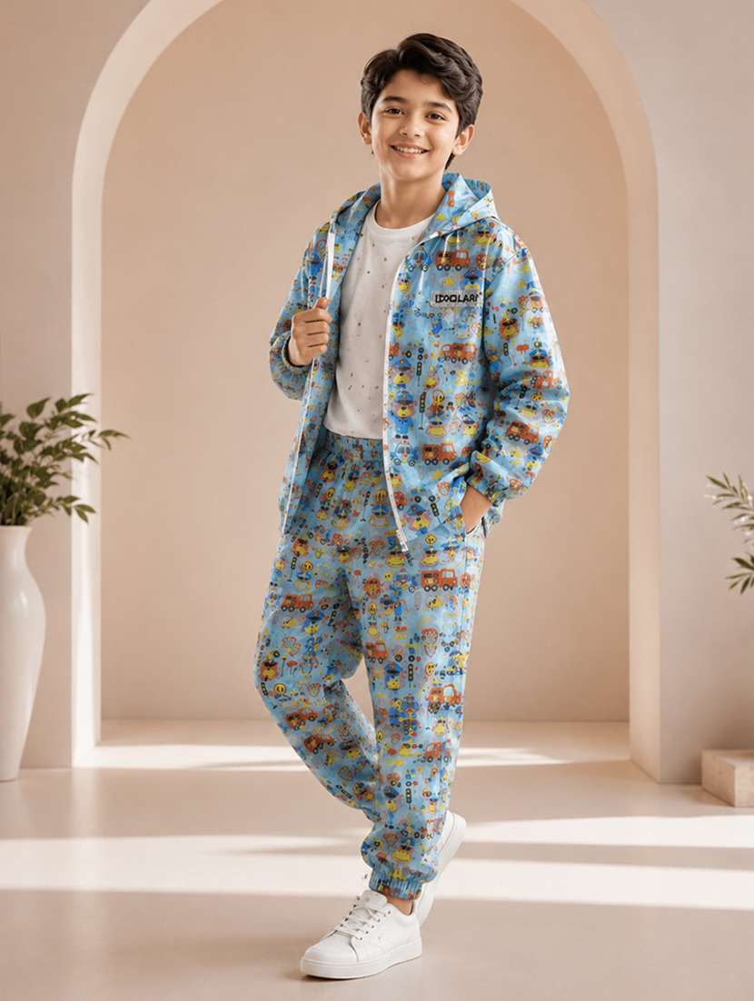 unisex printed long sleeves rain suit - 22567845 -  Standard Image - 2