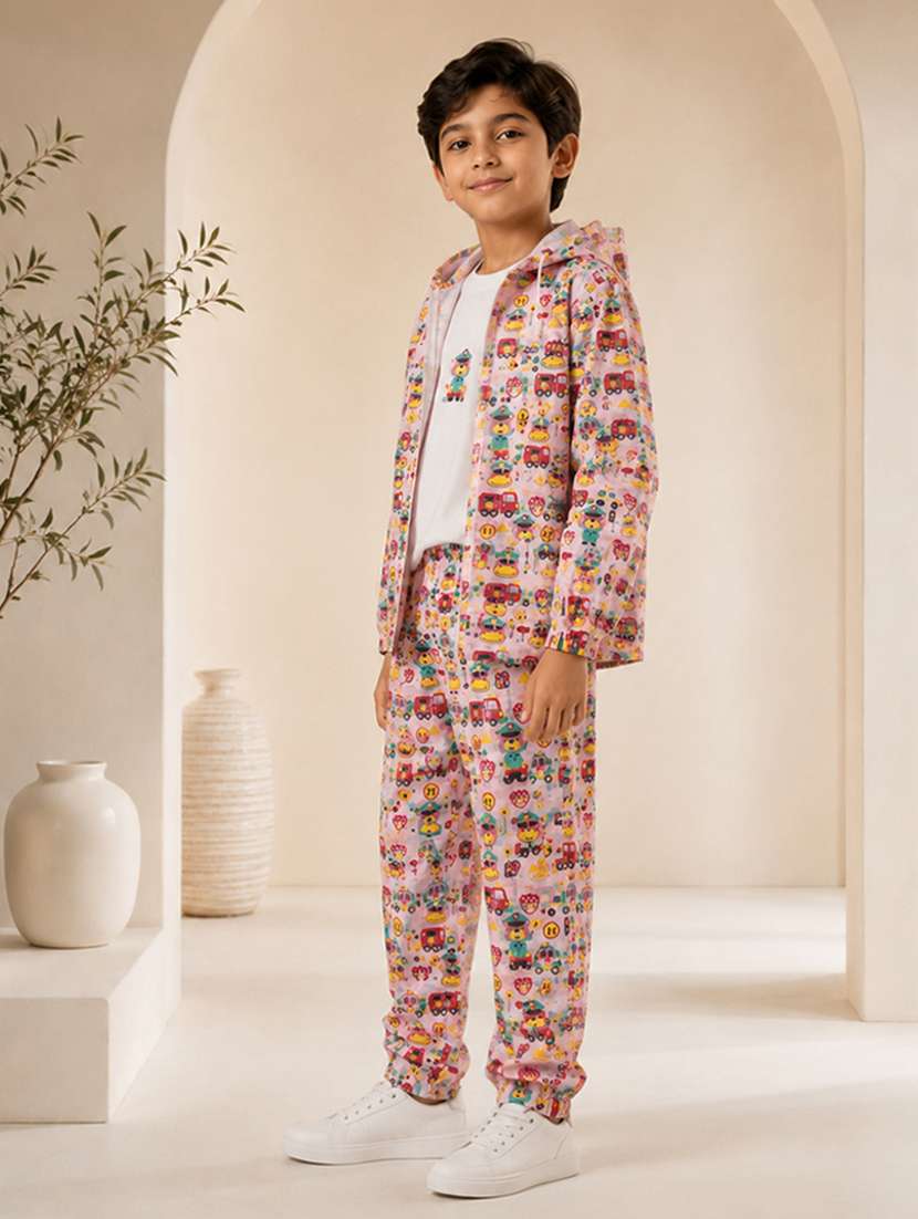 unisex printed long sleeves rain suit - 22567848 -  Standard Image - 2