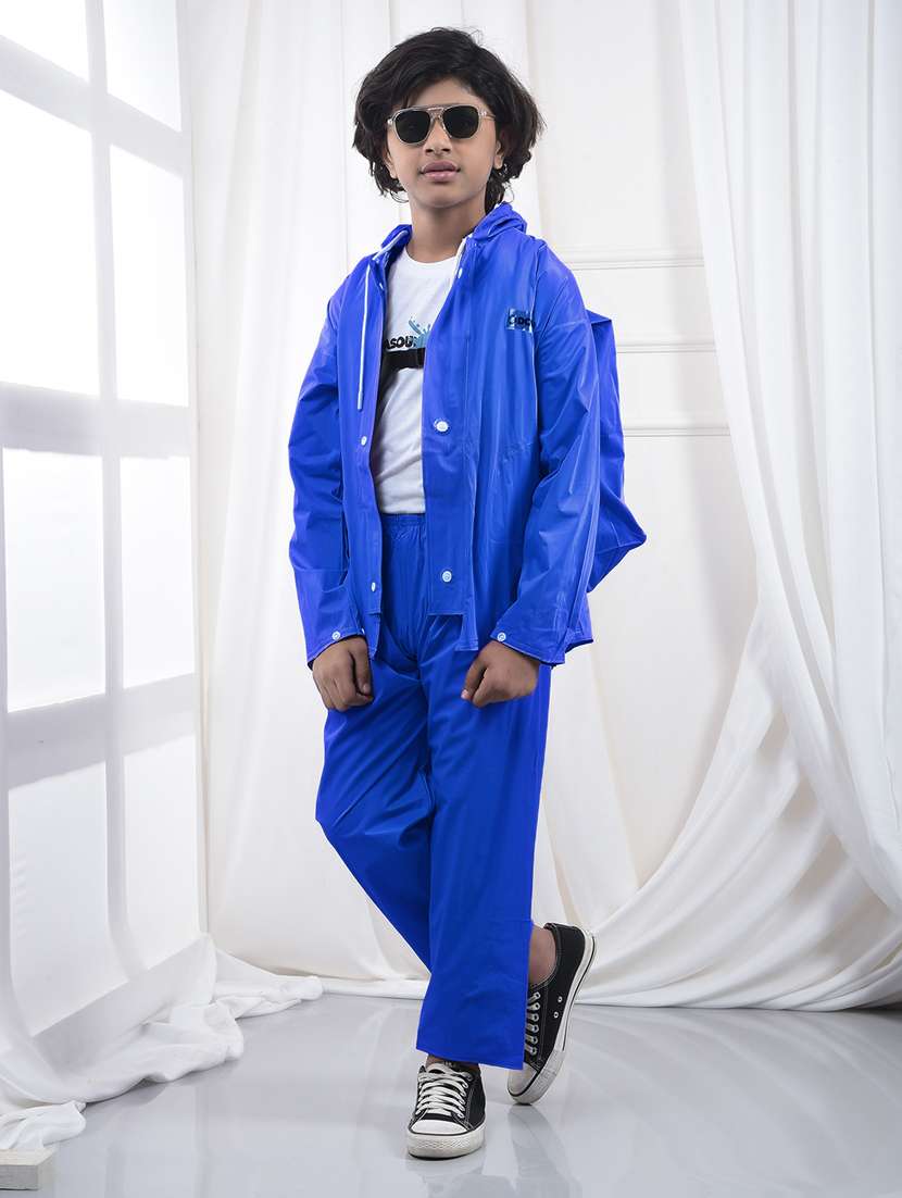 unisex solid long sleeves rain suit - 22567850 -  Standard Image - 2