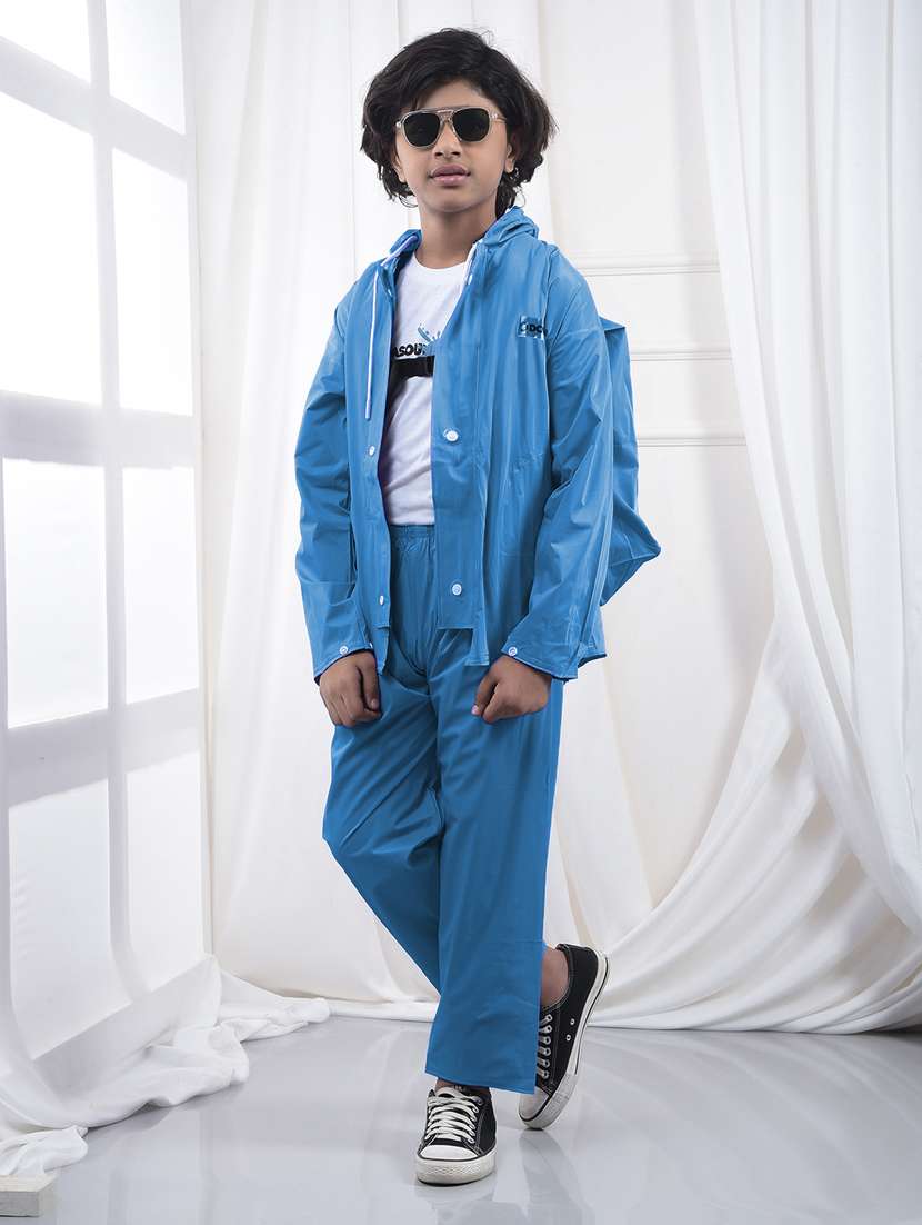 unisex solid long sleeves rain suit - 22567855 -  Standard Image - 2