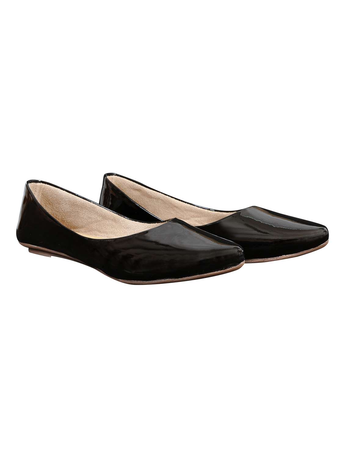 black synthetic ballerina