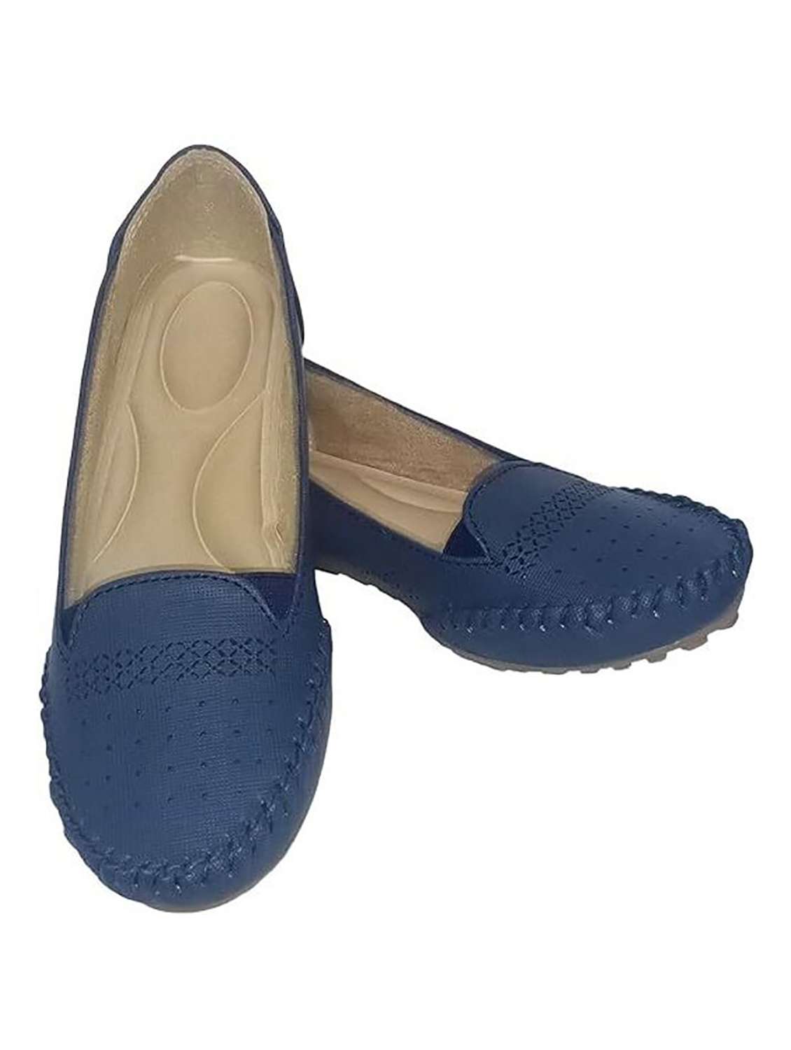 women cutwork slip on ballerina - 22568227 -  Standard Image - 2