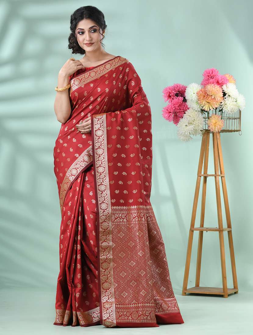 women self design banarasi saree with blouse - 22569686 -  Standard Image - 2