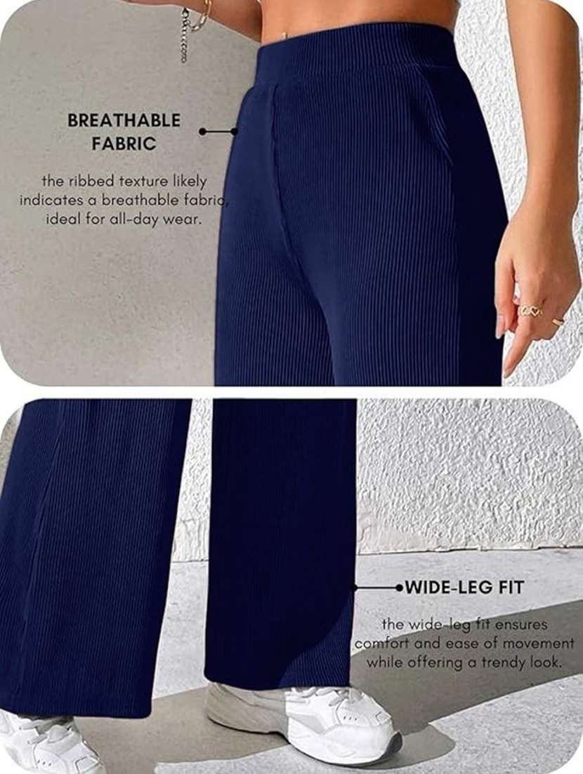 women textured high rise bootcut trouser - 22570303 -  Standard Image - 2