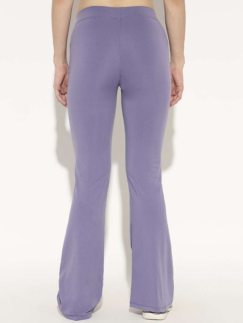 women solid mid rise yoga pants - 22570338 -  Standard Image - 2
