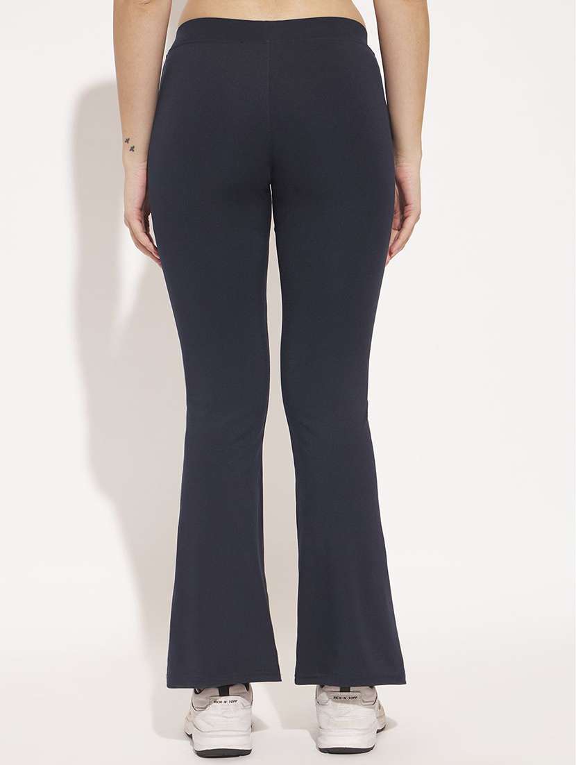 women solid high rise yoga pants - 22570347 -  Standard Image - 2