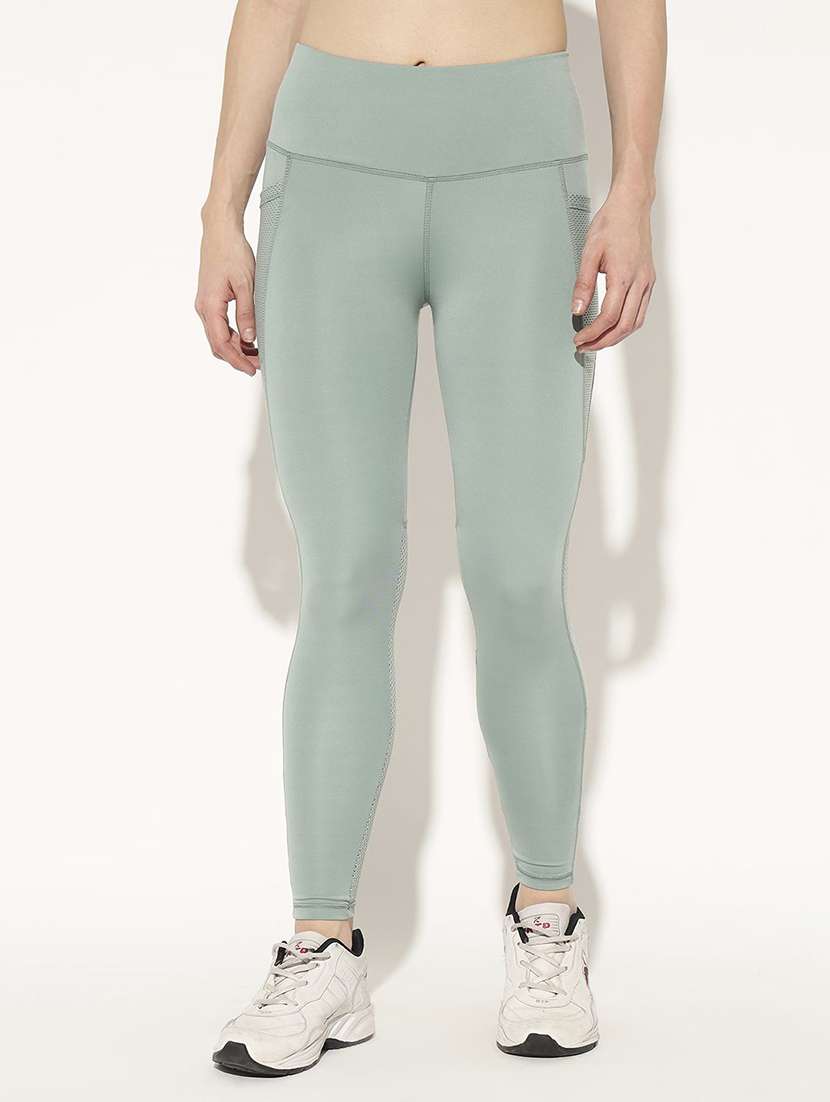 women self design high rise leggings - 22570446 -  Standard Image - 2