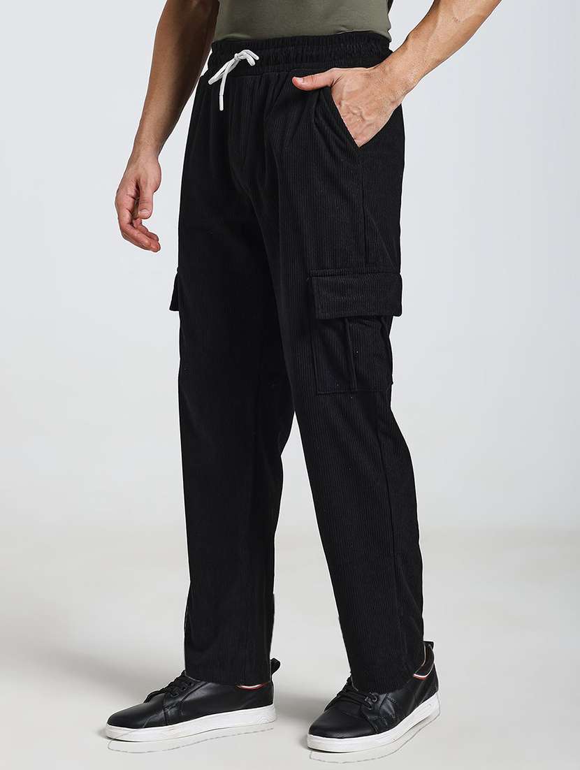 men textured mid rise regular fit cargo pant - 22570598 -  Standard Image - 2