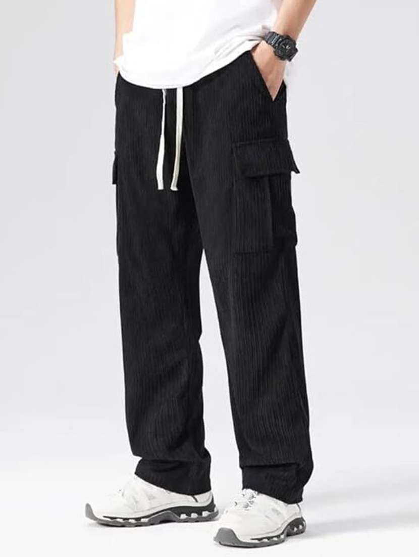 men textured mid rise relaxed fit cargo pant - 22570604 -  Standard Image - 2