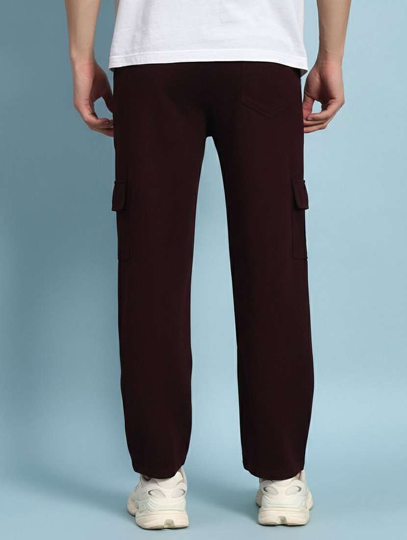 men solid mid rise regular fit cargo pant - 22570618 -  Standard Image - 2