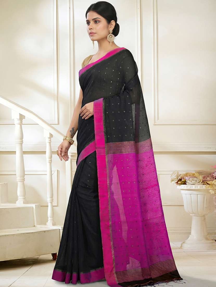 women self design handloom saree with blouse - 22570917 -  Standard Image - 2