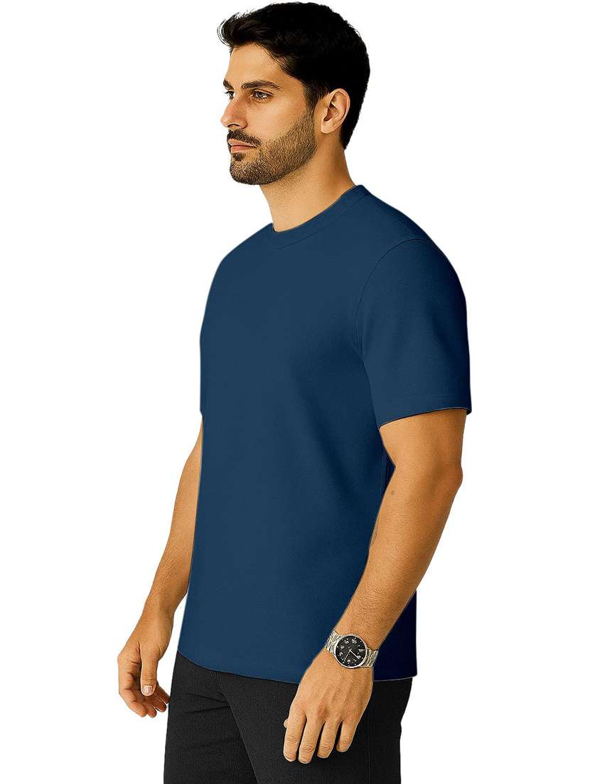 men textured short sleeves regular fit t-shirt - 22570997 -  Standard Image - 2
