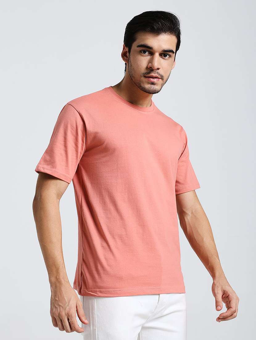 men solid short sleeves regular fit t-shirt - 22571003 -  Standard Image - 2