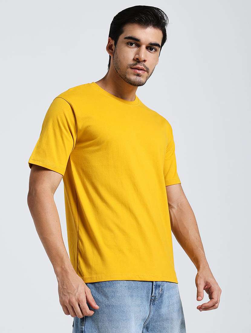 men solid short sleeves regular fit t-shirt - 22571010 -  Standard Image - 2