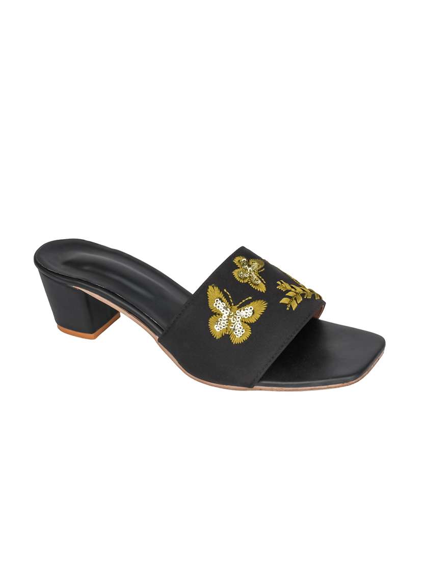 women embroidered slip on sandal - 22571066 -  Standard Image - 2