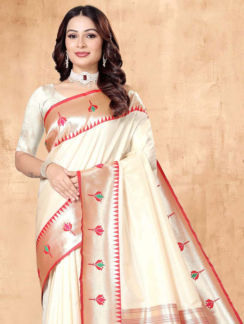 women self design paithani saree with blouse - 22571497 -  Standard Image - 2