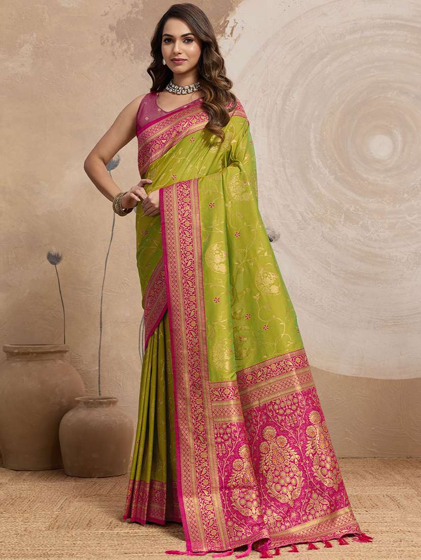 women self design banarasi saree with blouse - 22571579 -  Standard Image - 2