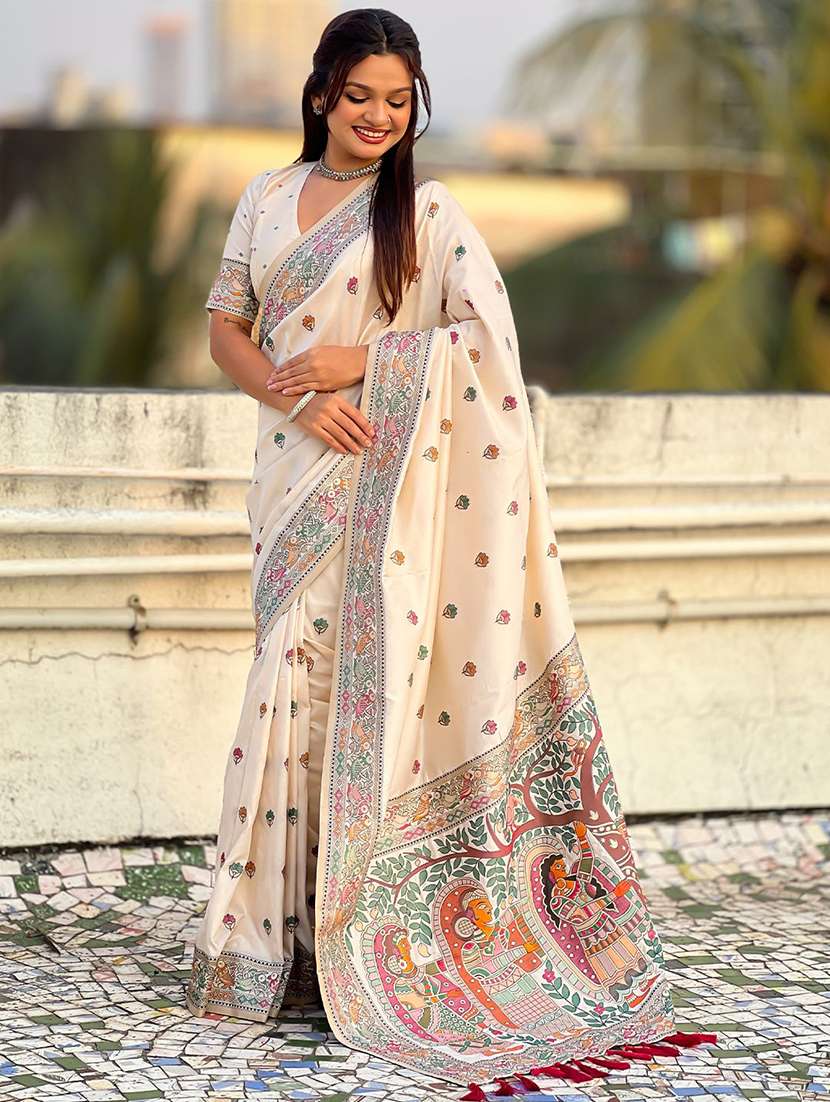 women self design baluchari saree with blouse - 22571672 -  Standard Image - 2
