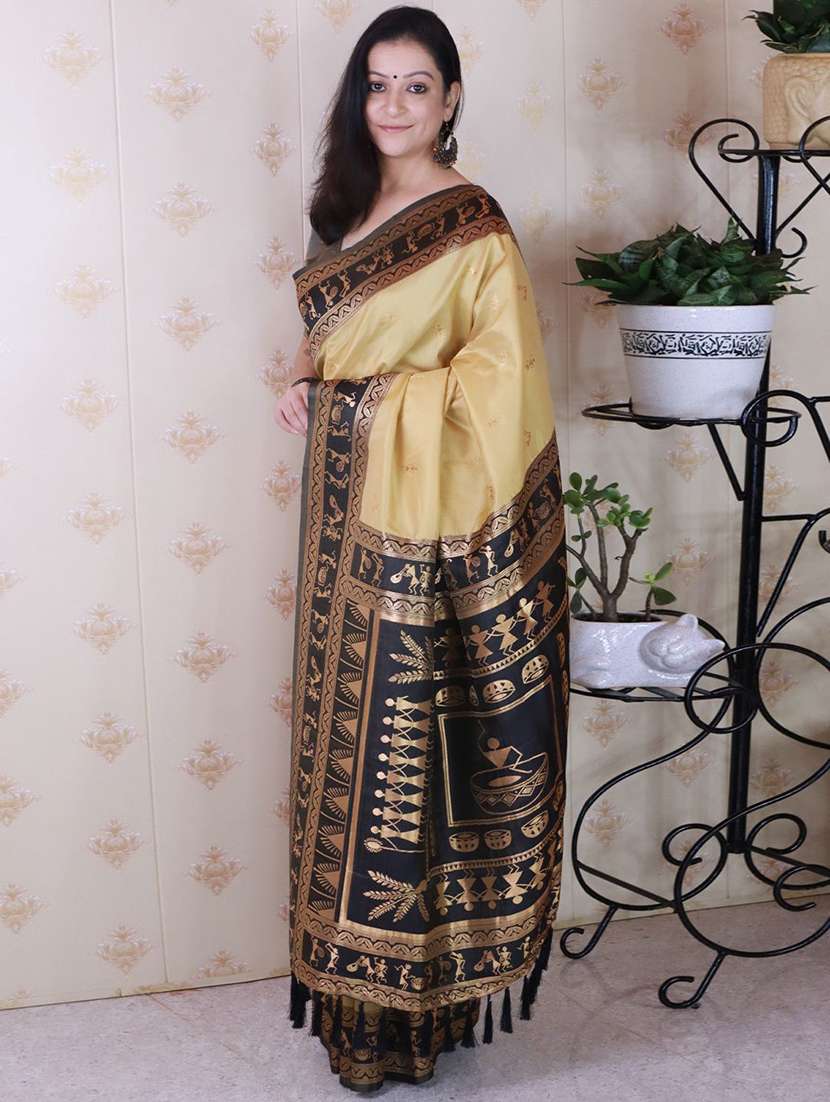 women self design bordered saree with blouse - 22571679 -  Standard Image - 2